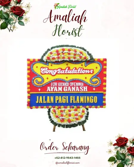 Sewa Papan Bunga Ujung Menteng